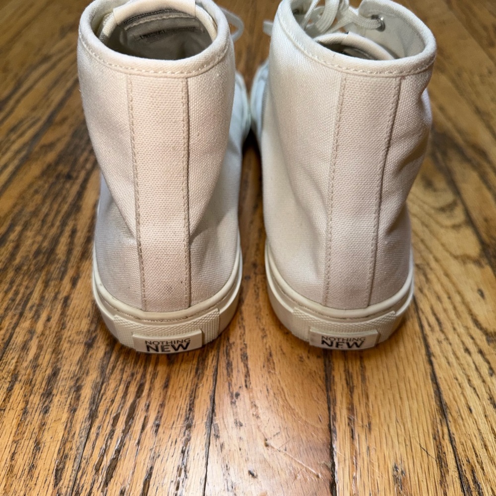 Nothing New White High-Top Sneakers Sz Men’s 10M - Picture 6 of 14